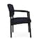Lesro Lenox Steel Guest Chair, Navy/Midnight Seat, Navy/Midnight Back, 22.5 W 24.5 L 32 H, Fabric Seat LS1101 - alternate 3